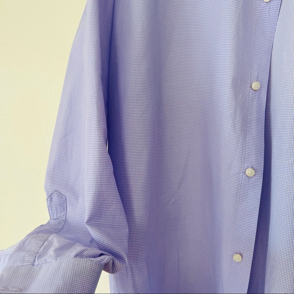 ROBERT BARAKETT classic plaid pastel long sleeve button down shirt 100% cotton - Picture 7 of 9